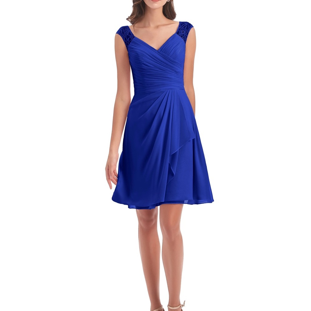 Source Unknown Royal Blue Mini Dress